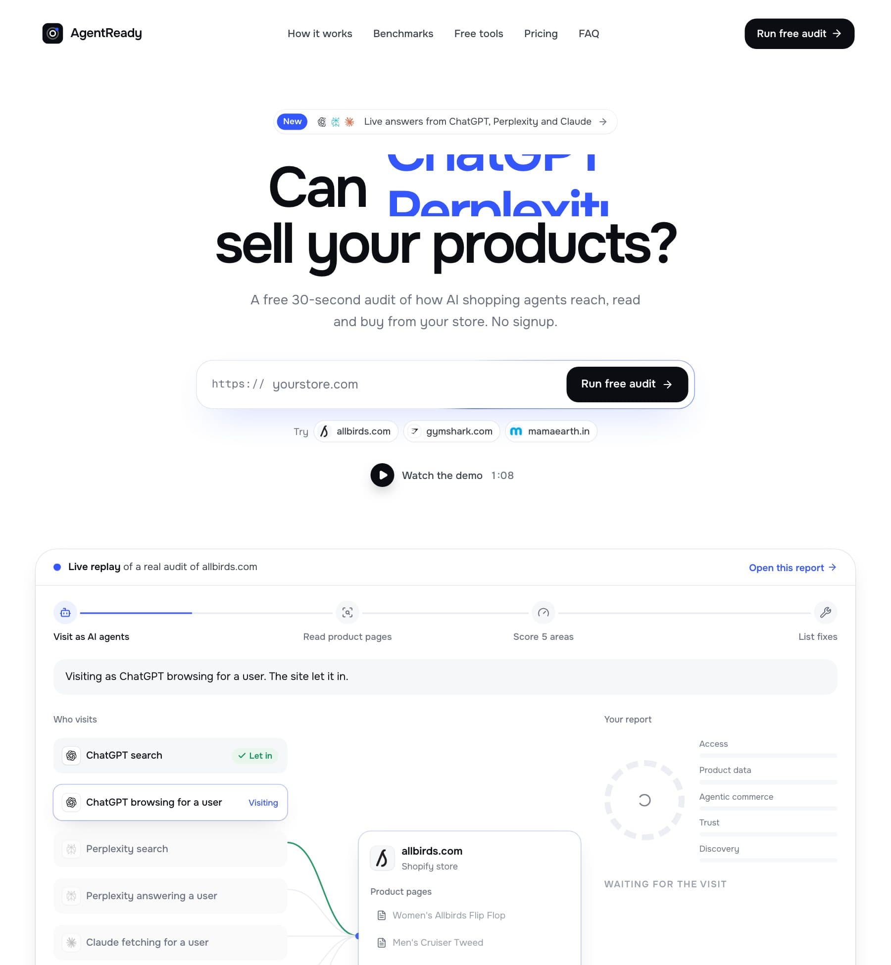 AgentReady screenshot