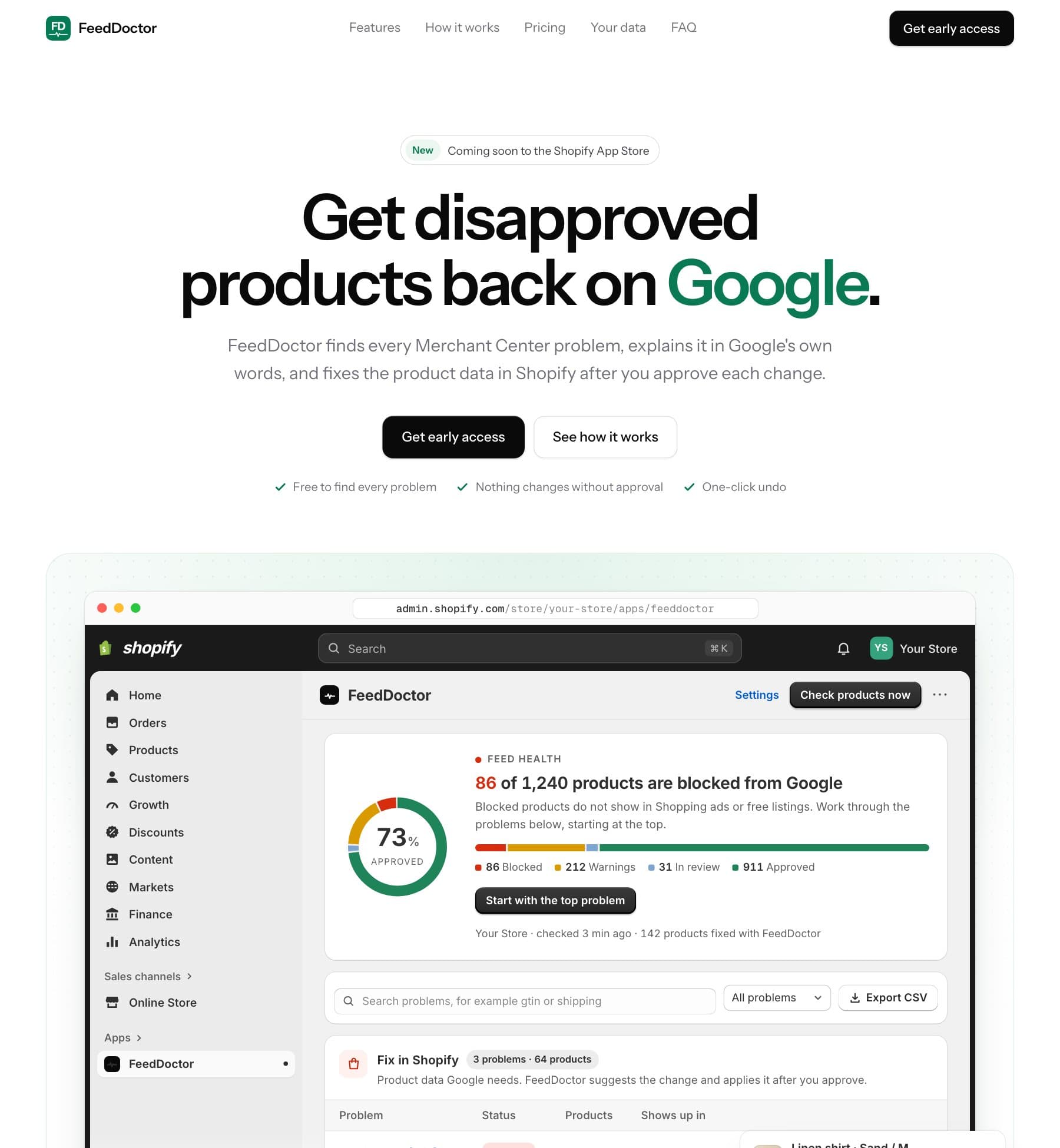 FeedDoctor screenshot